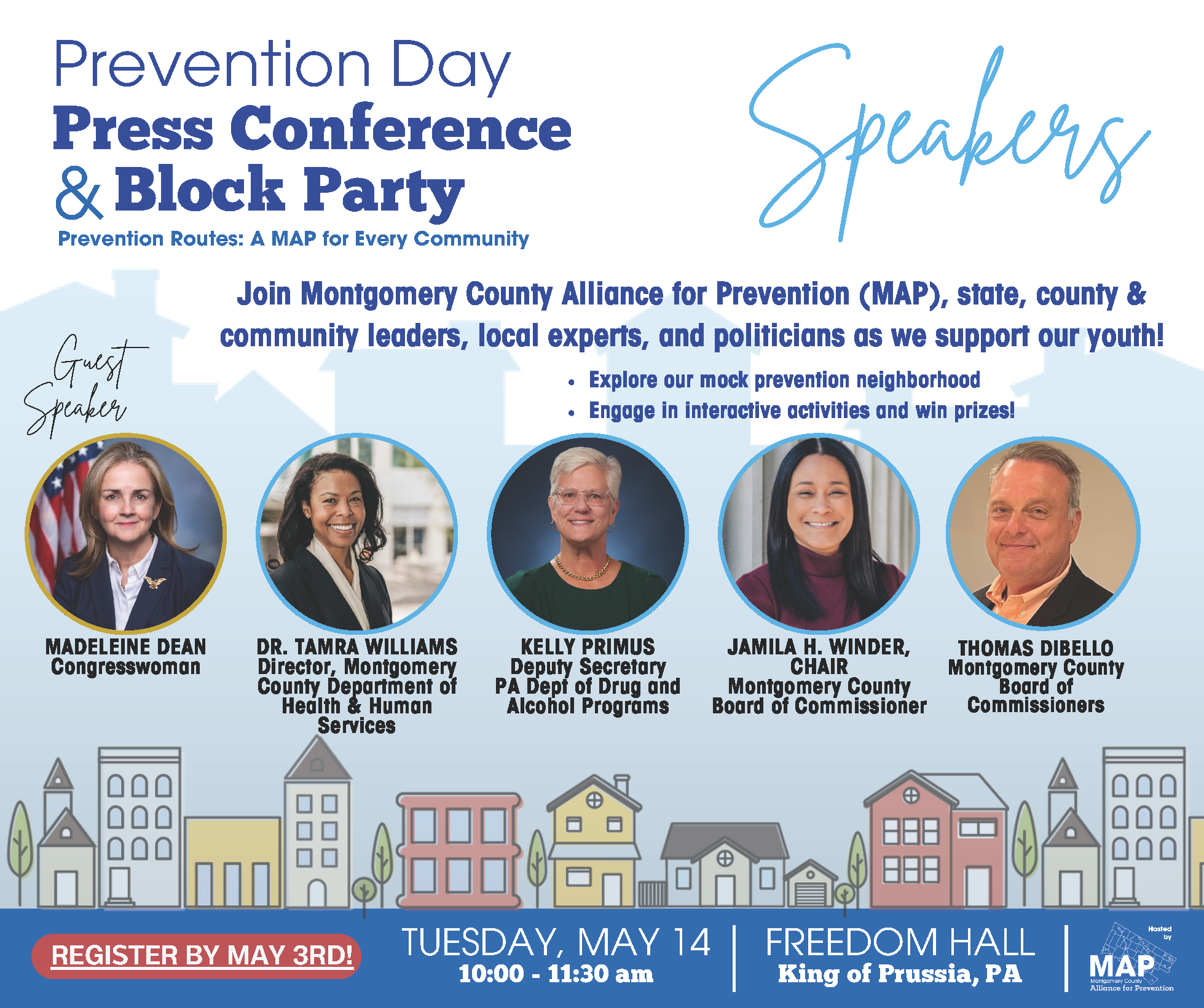 Prevention Day Invitation with Speakers