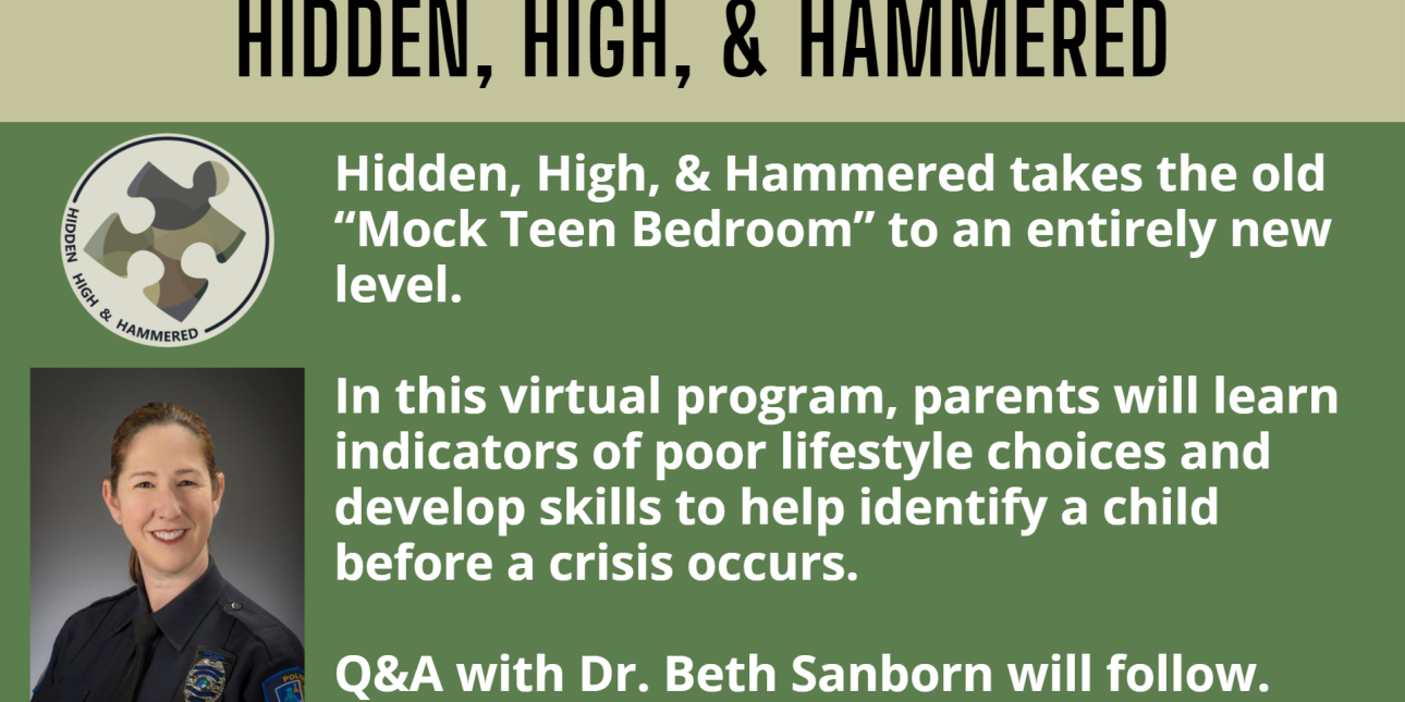 Green box with photo of Dr. Beth Sanborn, program logo, and program description